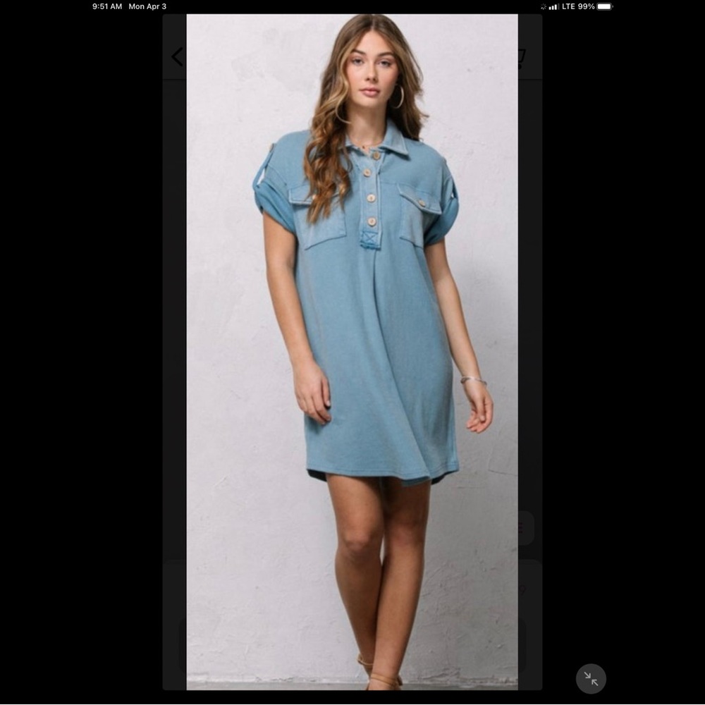 Cute blue dress